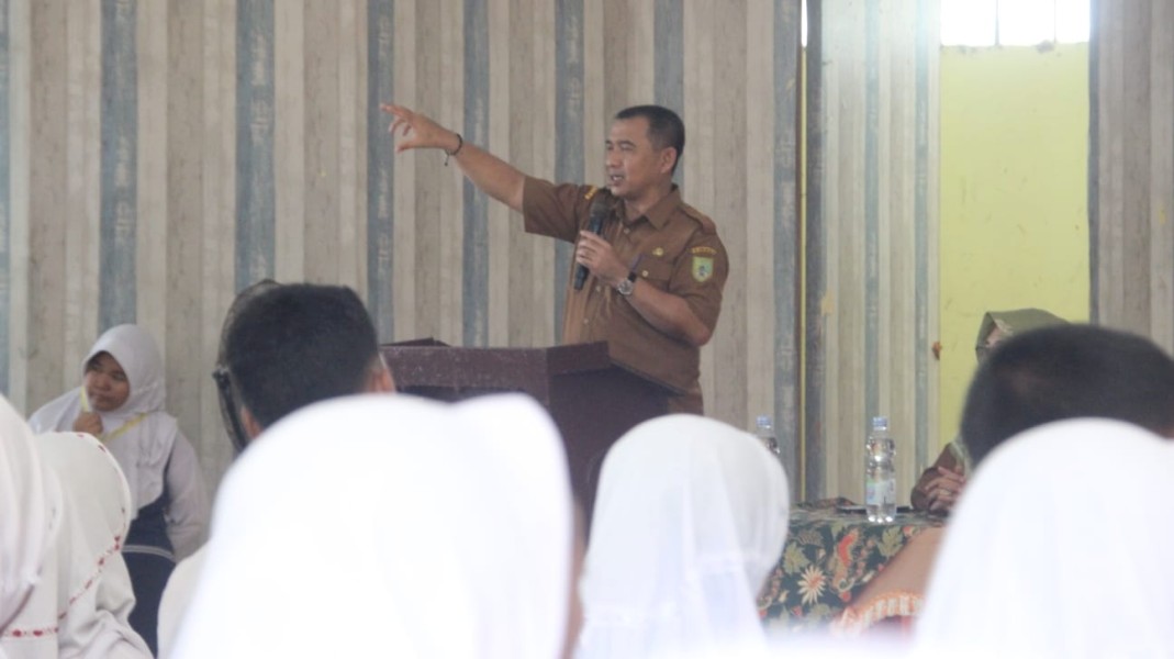 Simak Arahan Kadisdikbud Rohil saat Buka MPLS di SMPN 1 Bangko