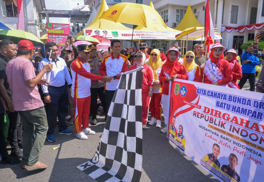 Meriahkan HUT Kemerdekaan RI Ke-79 , Pemkab Rohil Adakan Lomba Pawai Karnaval