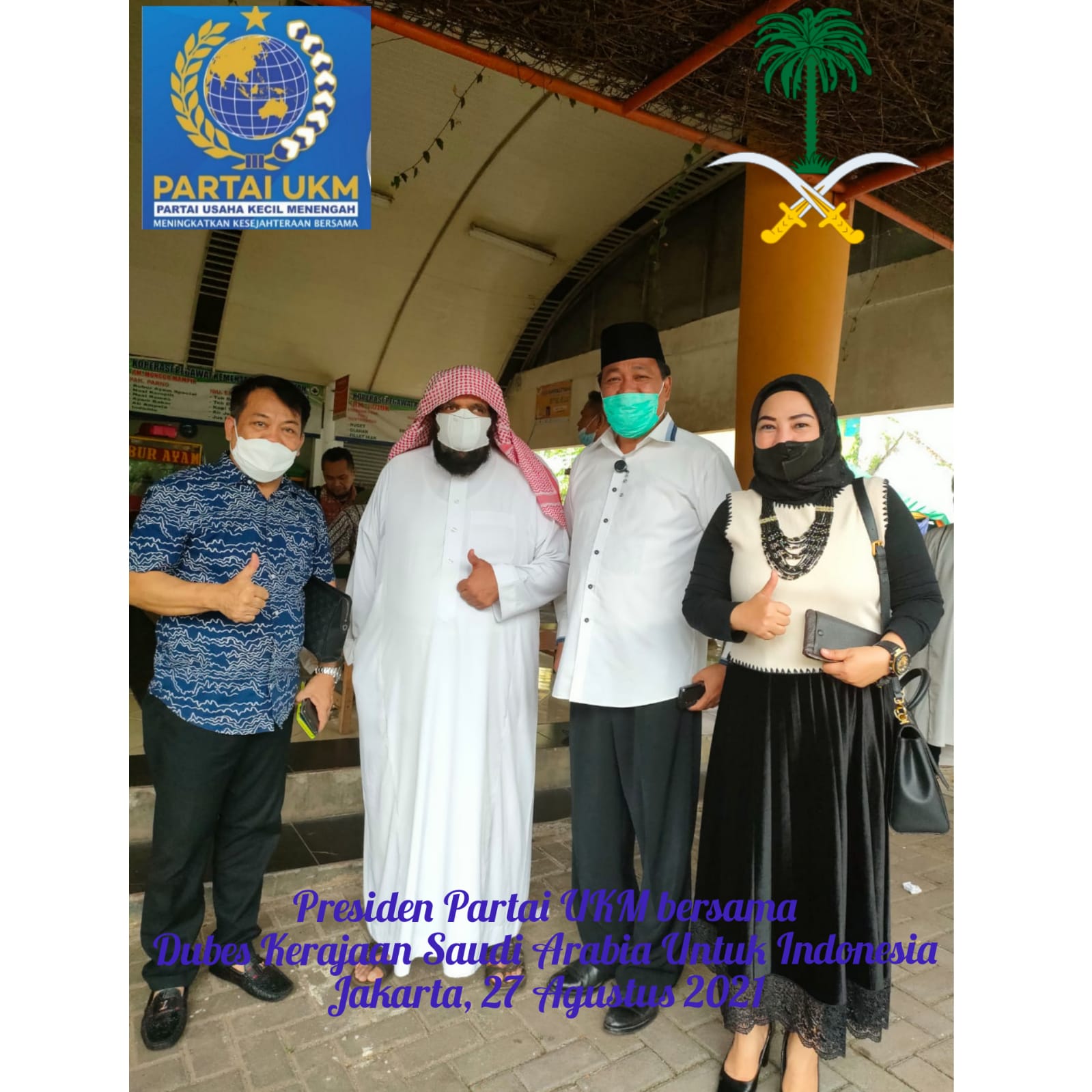 Presiden Partai UKM: Momentum Jumpa Dubes Saudi Untuk Indonesia Semoga Bisa Kerjasama