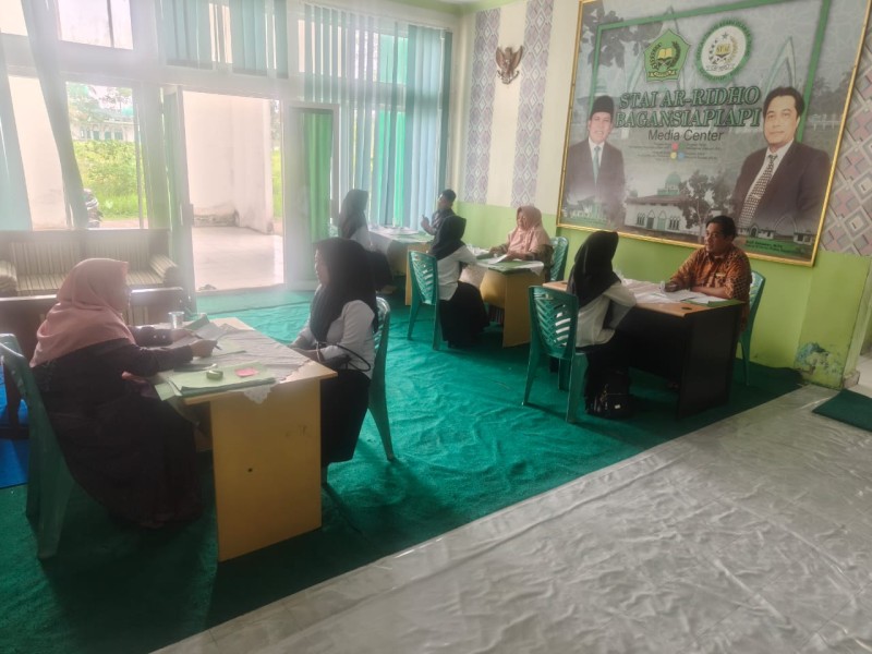 15 Mahasiswa STAI Ar-Ridho Bagansiapiapi Sukses Ikuti Sidang Skripsi