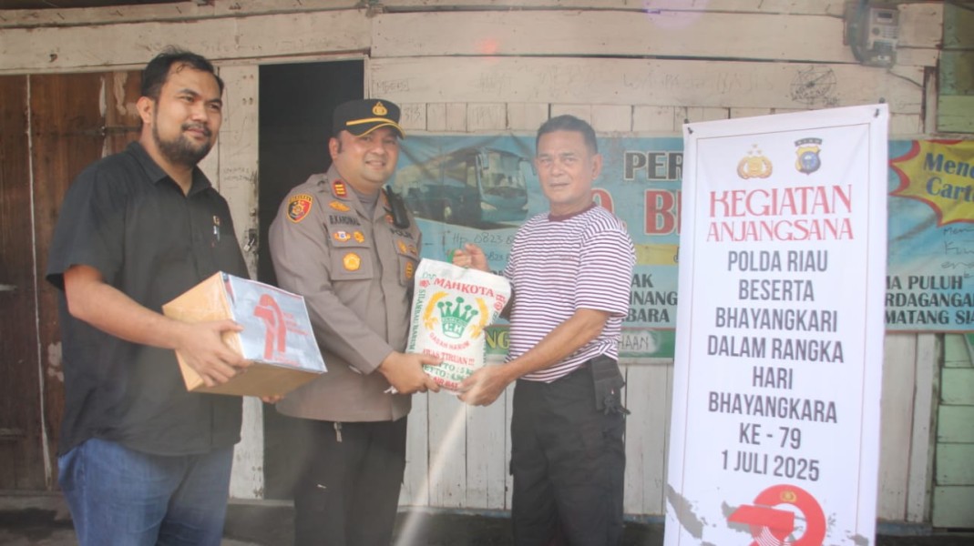 Jelang HUT Bhayangkara ke 79, Polsek Bangko Lakukan Ajangsana Kepurnawirawan