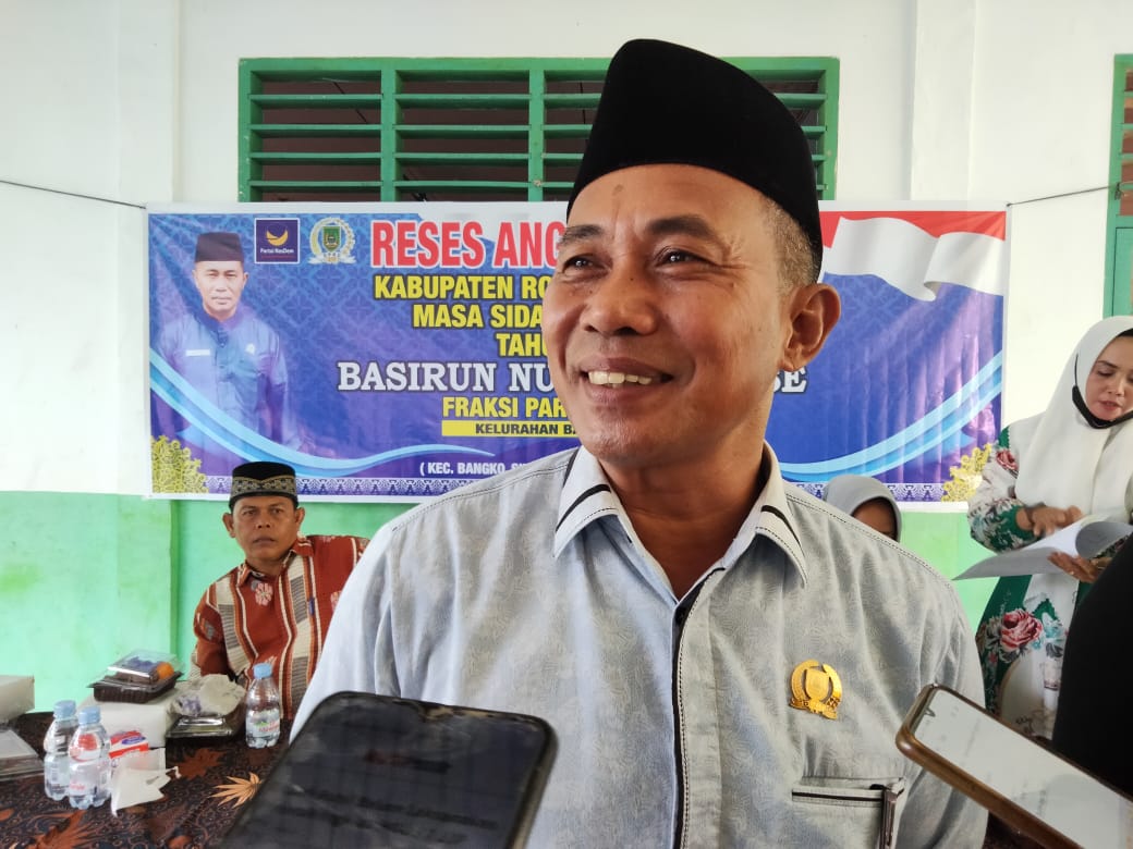 Wakil Ketua DPRD Rohil, Basirun Nur Efendi Jemput Aspirasi Masyarakat Jalan Selamat