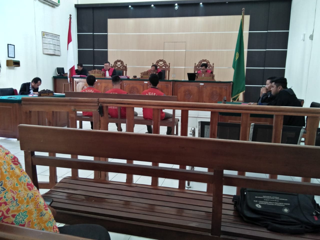 Ketiga Komplotan Kurir Sabu Seberat 15 Kg Disidangkan Di PN Rohil