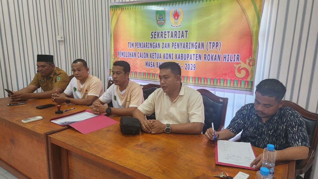 Pendaftaran Calon Ketua Koni Rohil Resmi Dibuka, Syaratnya Pernah Jadi Pengurus Olahraga Pendaftaran Calon Ketua Koni Rohil Resmi Dibuka, Syaratnya Pernah Jadi Pengurus Olahraga