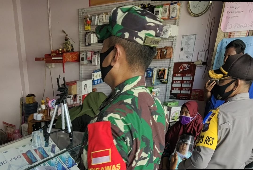 34 Warga Rohil Positif Covid-19, Kodim 0321 dan Polres Lakukan Sosialisasi