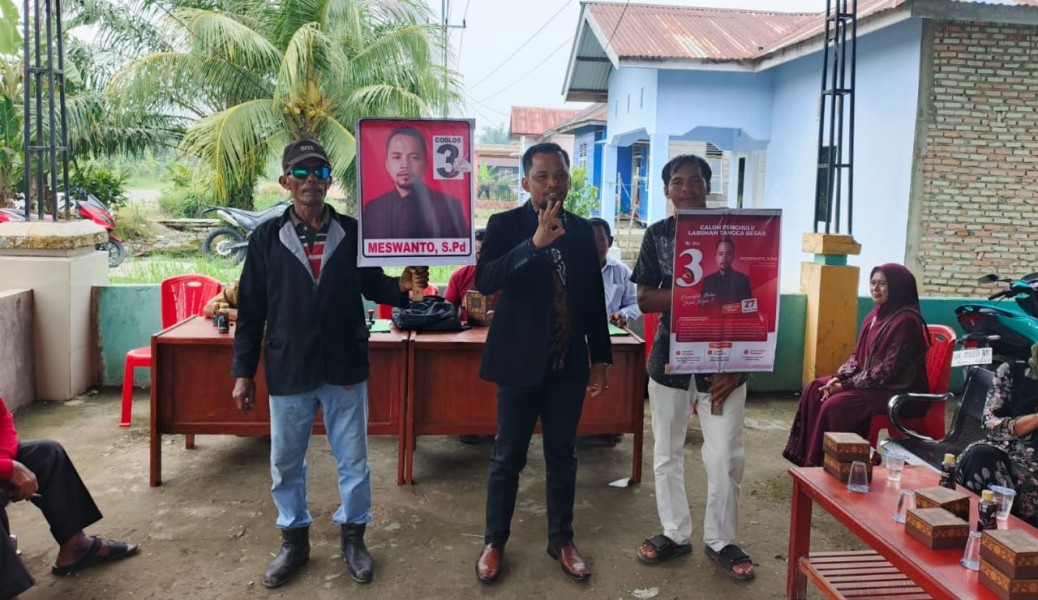 Sah! Meswanto, S.Pd Pegang Nomor Urut 3 di Pilpeng Labuhan Tangga Besar