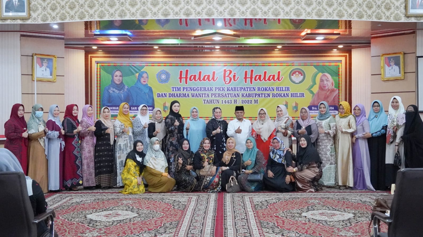 Tingkatkan Silaturahmi, Pengurus TP PKK Rohil Gelar Halal Bi Halal