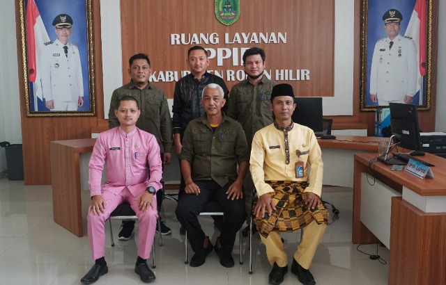 Diskominfotiks Rohil Sambut Kunjungan Kerja Bidang SDKI Diskominfotik Bengkalis