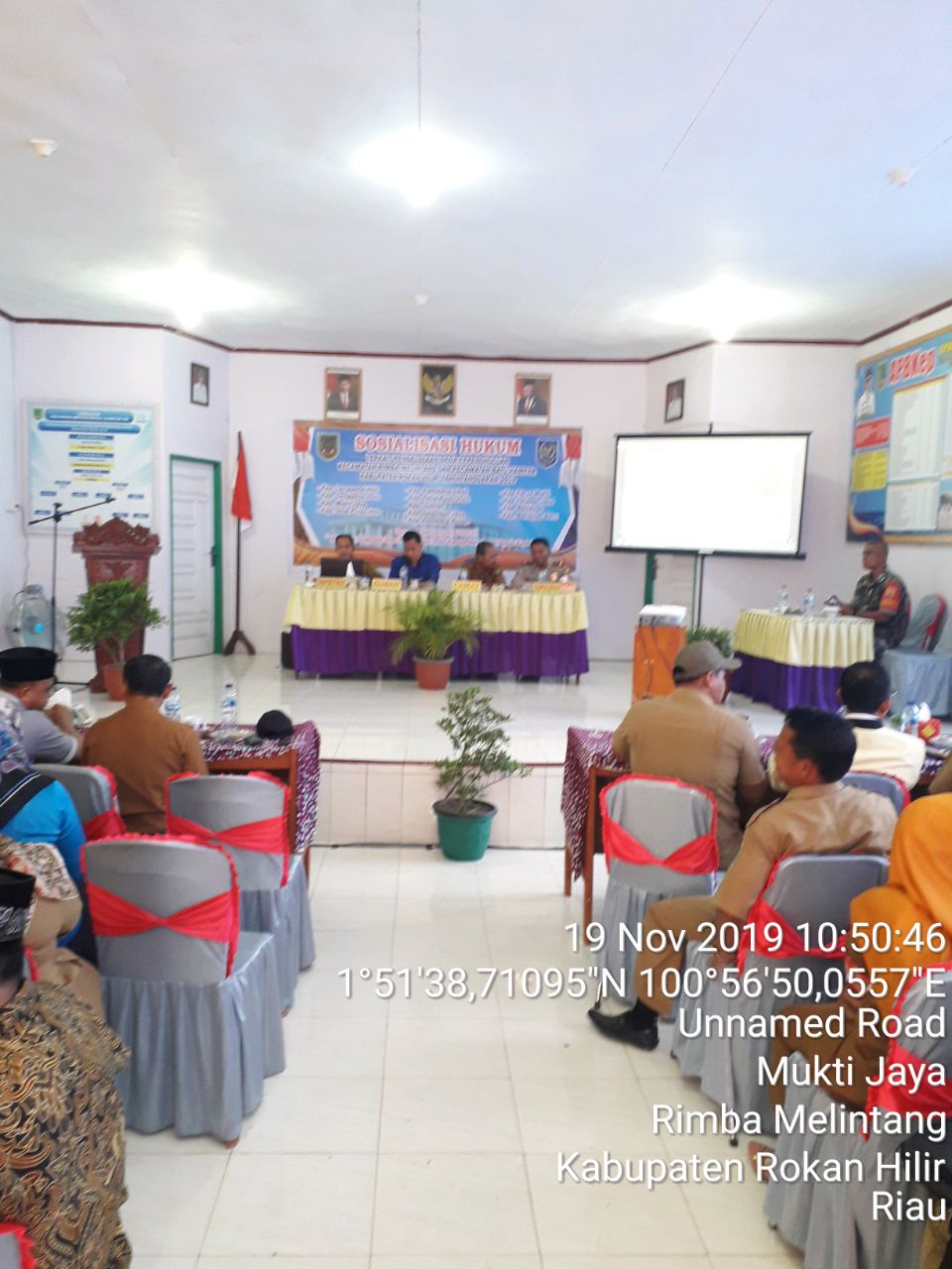 Babinsa Koramil 05|RM Hadiri Sosialisasi Hukum Pengelolaan Dana Desa