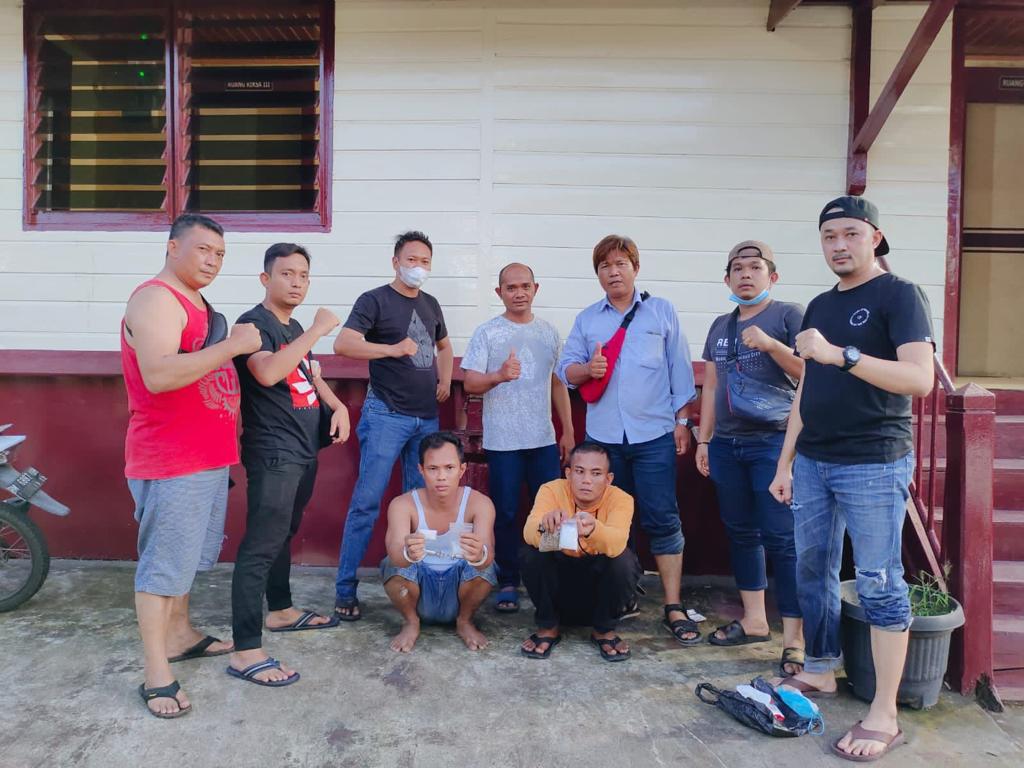 Polsek Bangko Tangkap Pengedar Sabu Jaringan Lapas Medan
