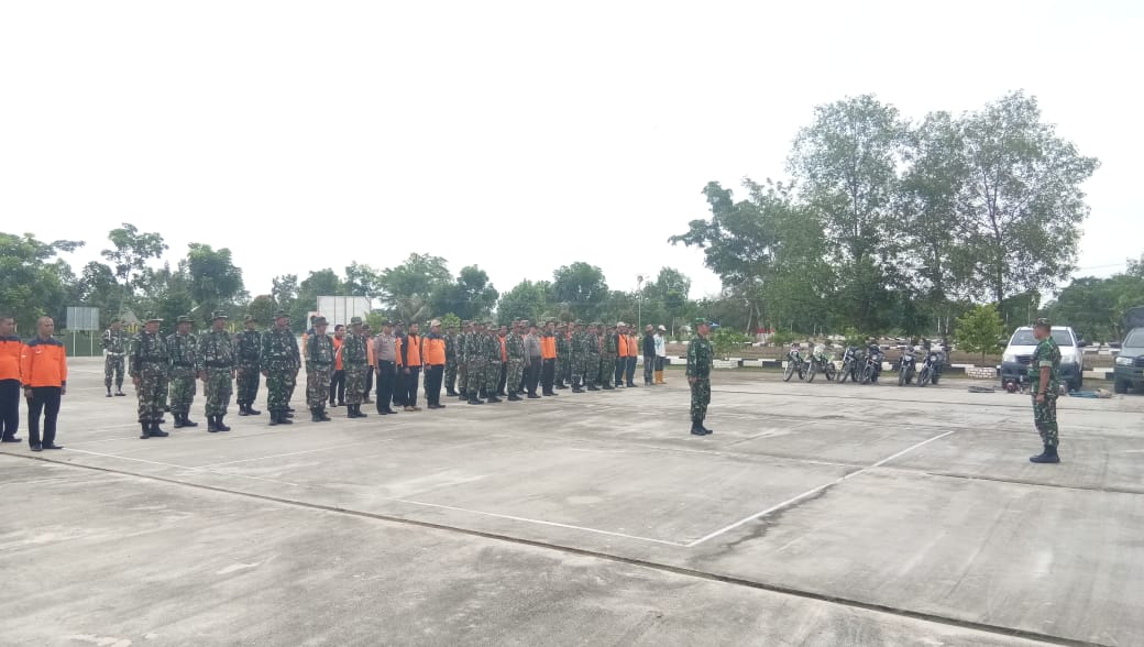 Kodim 0321 Rohil Gelar Apel kesiapsiagaan PRC PB