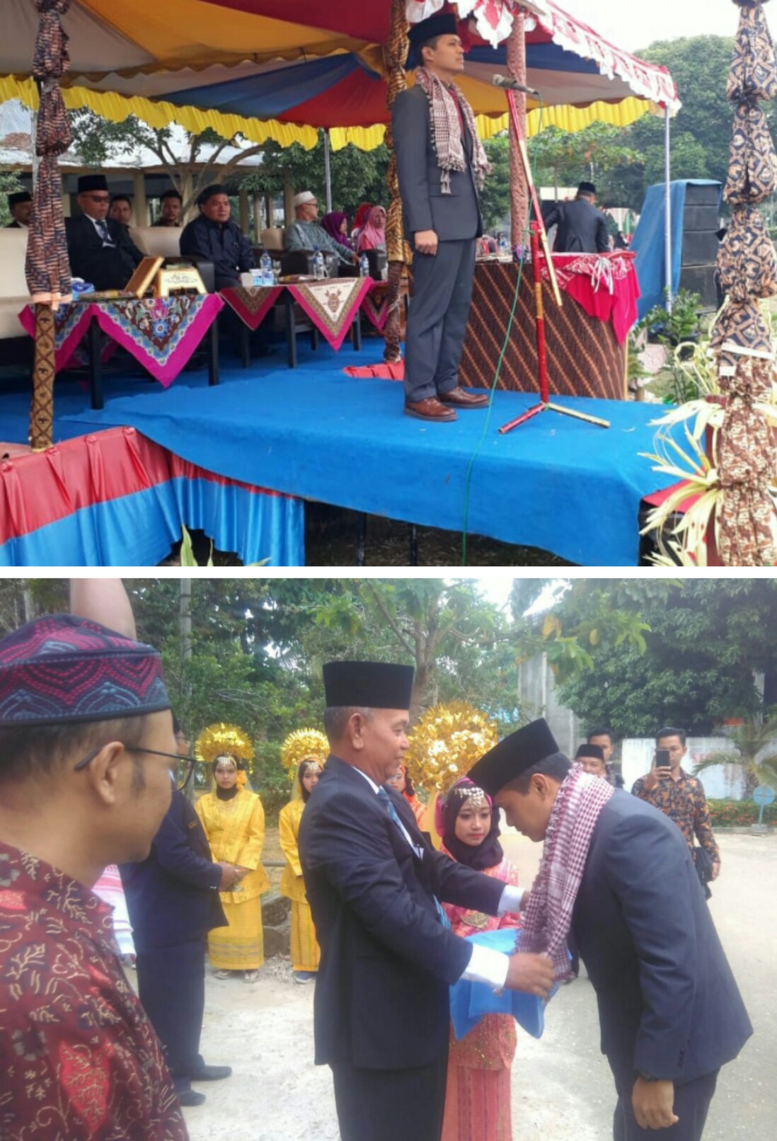 Pondok Alqur'an Al- Majidiyah Gelar Upacara Tahunan, Sebagai Inspektur Upacara Waka PN Rohil