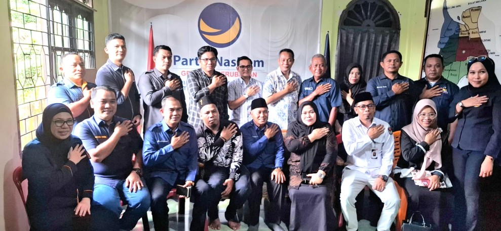 Songsong Pemilu 2029, KPU dan Bawaslu Rohil Lakukan Kunjungan Konsolidasi ke DPD Partai NasDem