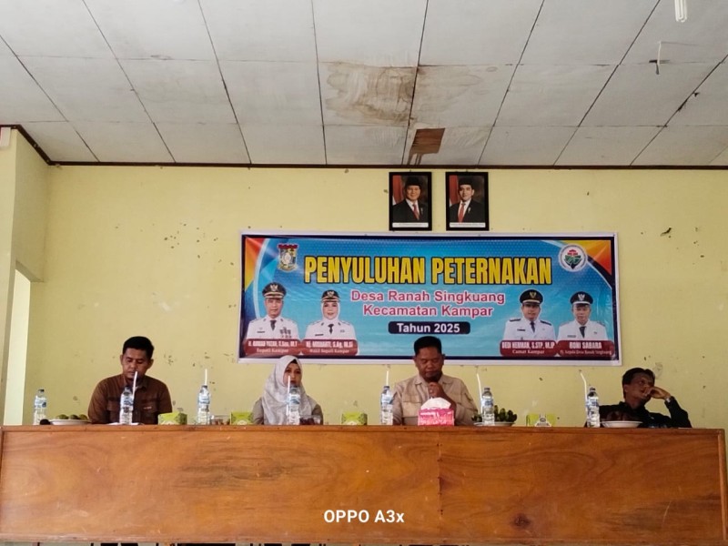 Disbunnak Kampar Gelar Penyuluhan Peternakan di Ranah Singkuang