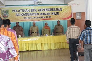 Plt Sekda Rohil Tegaskan BPK Harus Awasi Penggunaan ADD