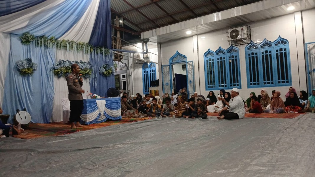 Polisi dan Warga Panipahan Peringati Maulid Nabi, Perkuat Kamtibmas Lewat Pendekatan Agamis