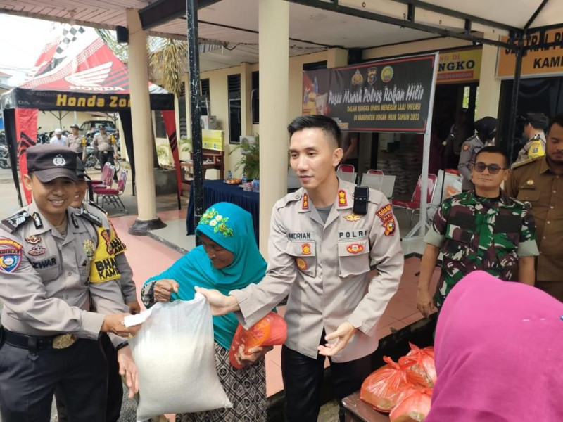 Sosialisasi Pemilu Damai, Kapolres Rohil Sambangi Masyarakat dan Libatkan Warga