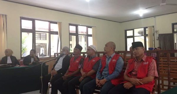 Lima Terdakwa Korupsi Waterboom Bagansiapiapi Jalani Sidang Perdana
