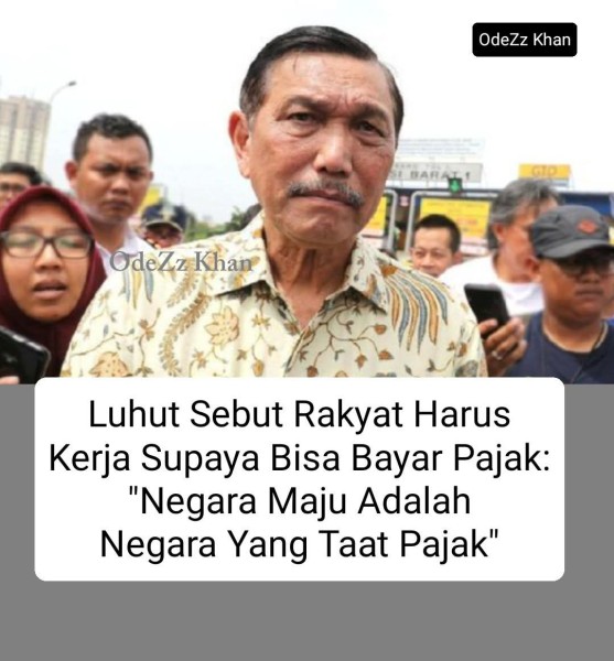 Luhut Binsar: Warga Belum Bayar Pajak Tidak Bisa Urus Paspor dan SIM