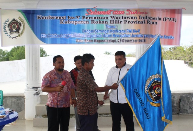 Noprio Sandi Terpilih Jadi Ketua PWI Rohil