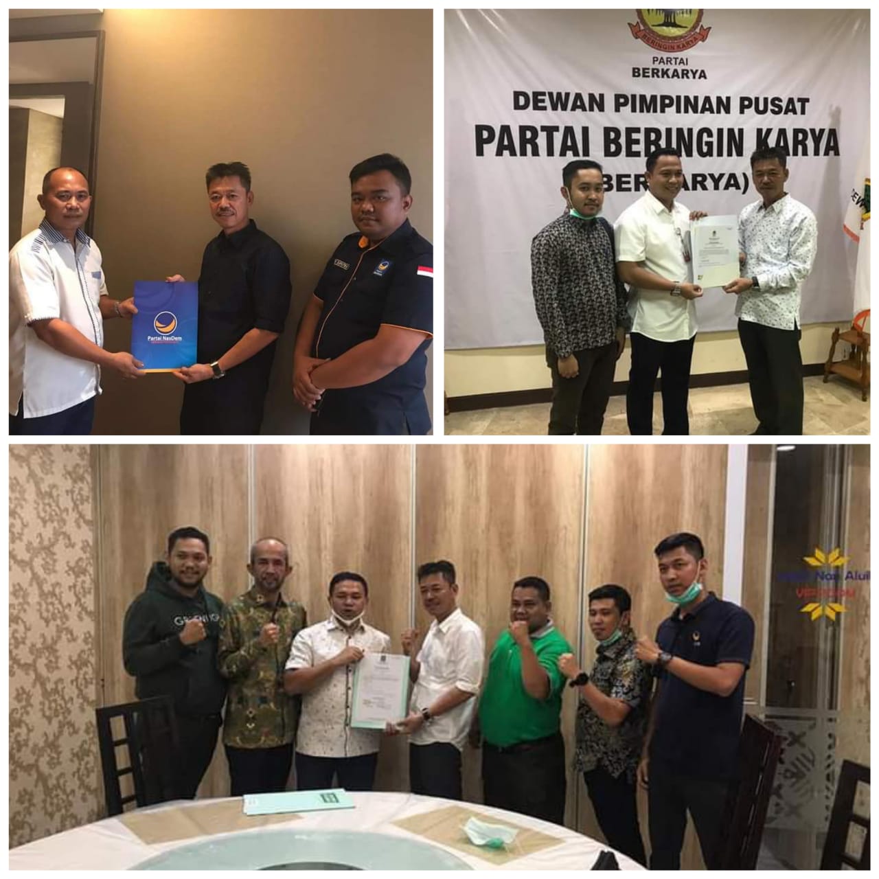 6 September Afrizal Sintong - H.Sulaiman Mendaftar Ke KPU