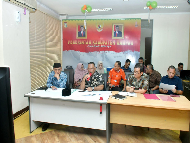Pemkab Kampar Ikuti Rakor Perkembangan Penyelesaian Aset Bermasalah Tahun 2024 di Provinsi Riau