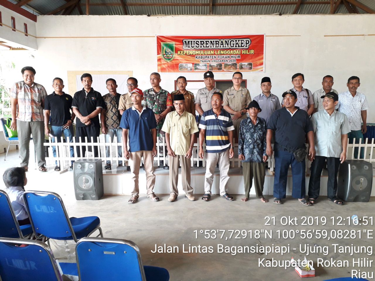 Babinsa Koramil 05/RM Hadiri Musrenbang Desa Lenggadai Hilir