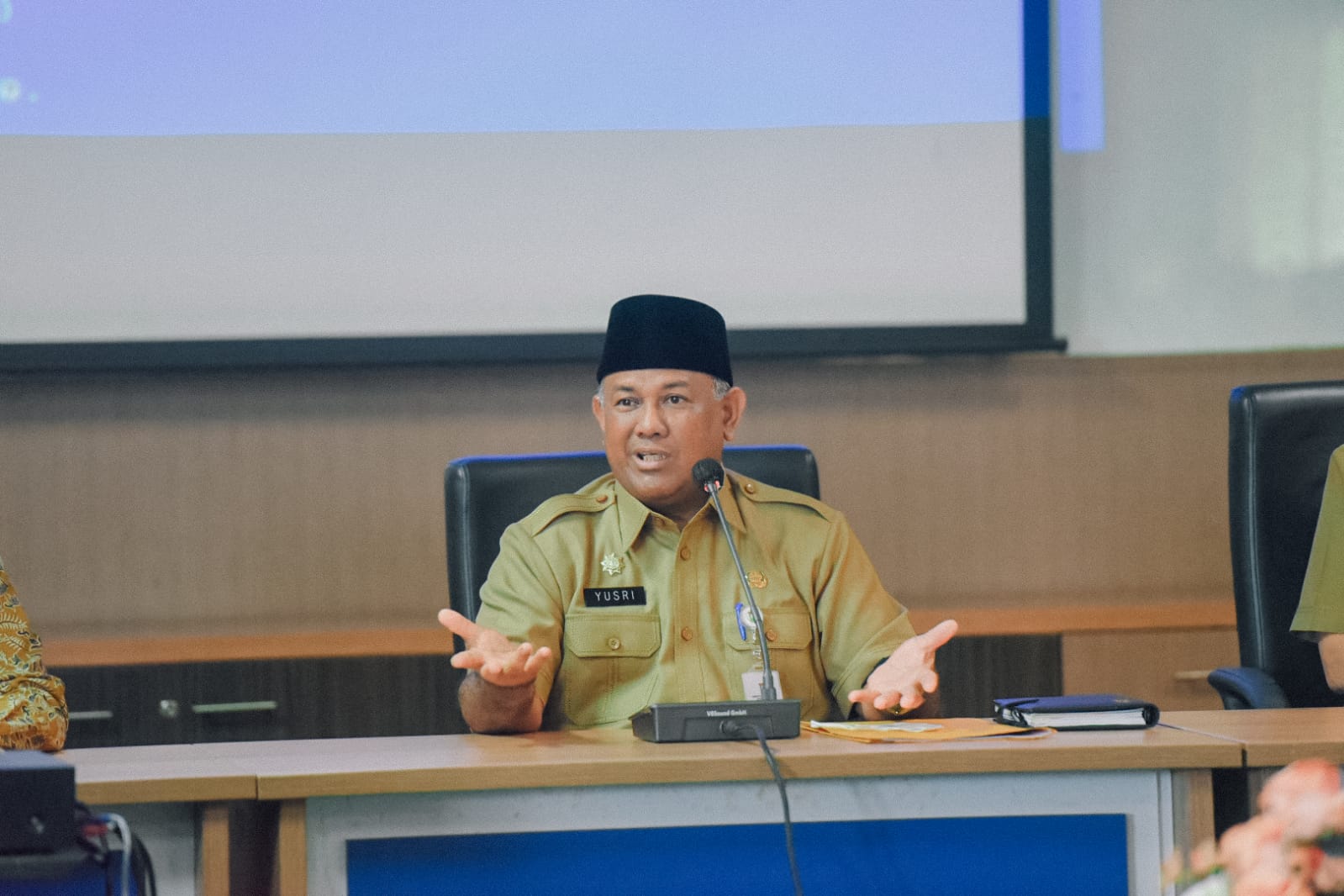 Pemkab Kampar Adakan Rapat Dengan Kepala OPD dan Camat
