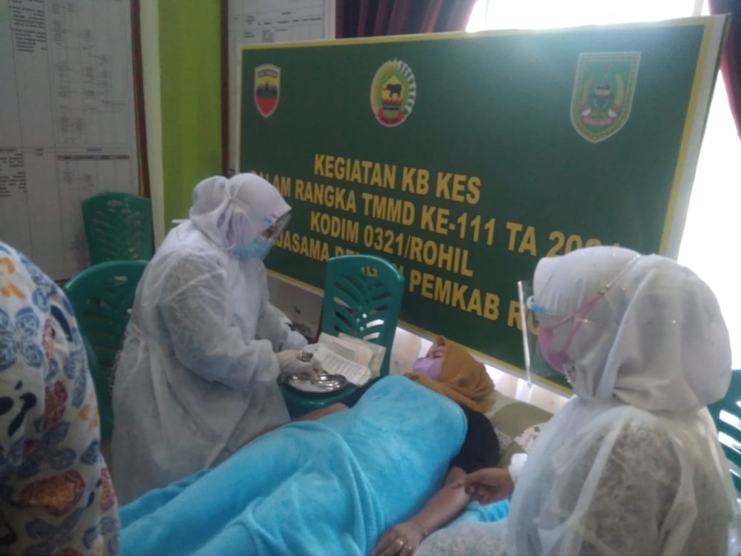 Giat KB Kes TMMD, kaum ibu antusias