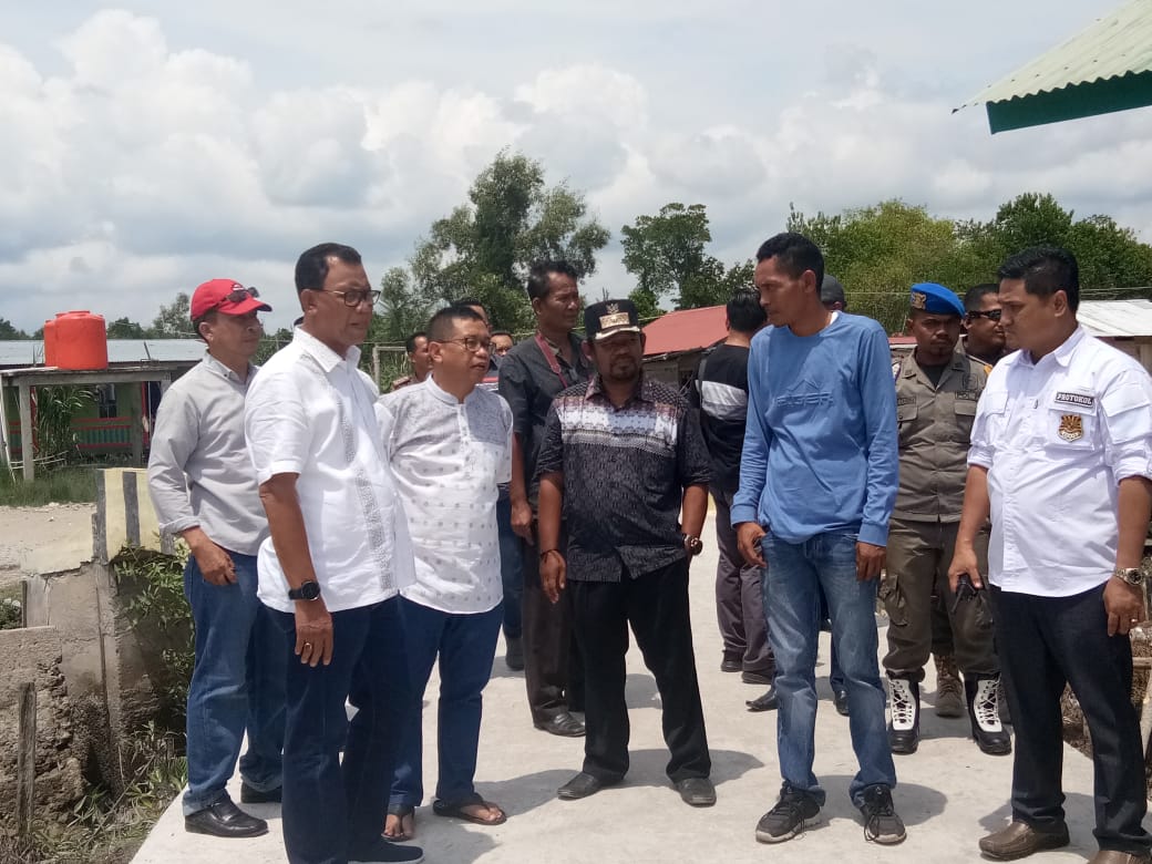 Bupati Suyatno dan Kajari Rohil Tinjau Prosesi Pemilu di Sinaboi