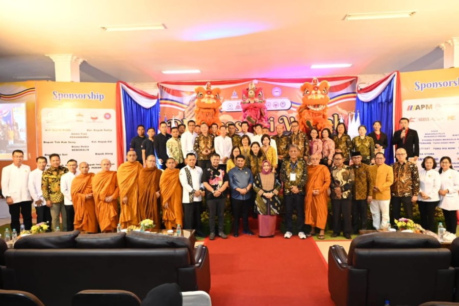 Perayaan Dharmasanti Waisak 2025 di Duri Berlangsung Khidmat