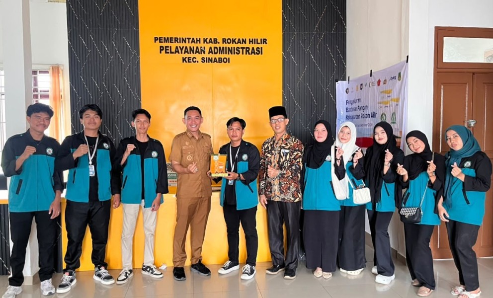 Pamit ke Camat dan Pemdes, Mahasiswa KKN STAI Ar-Ridho Akhiri Masa Pengabdian di Sinaboi