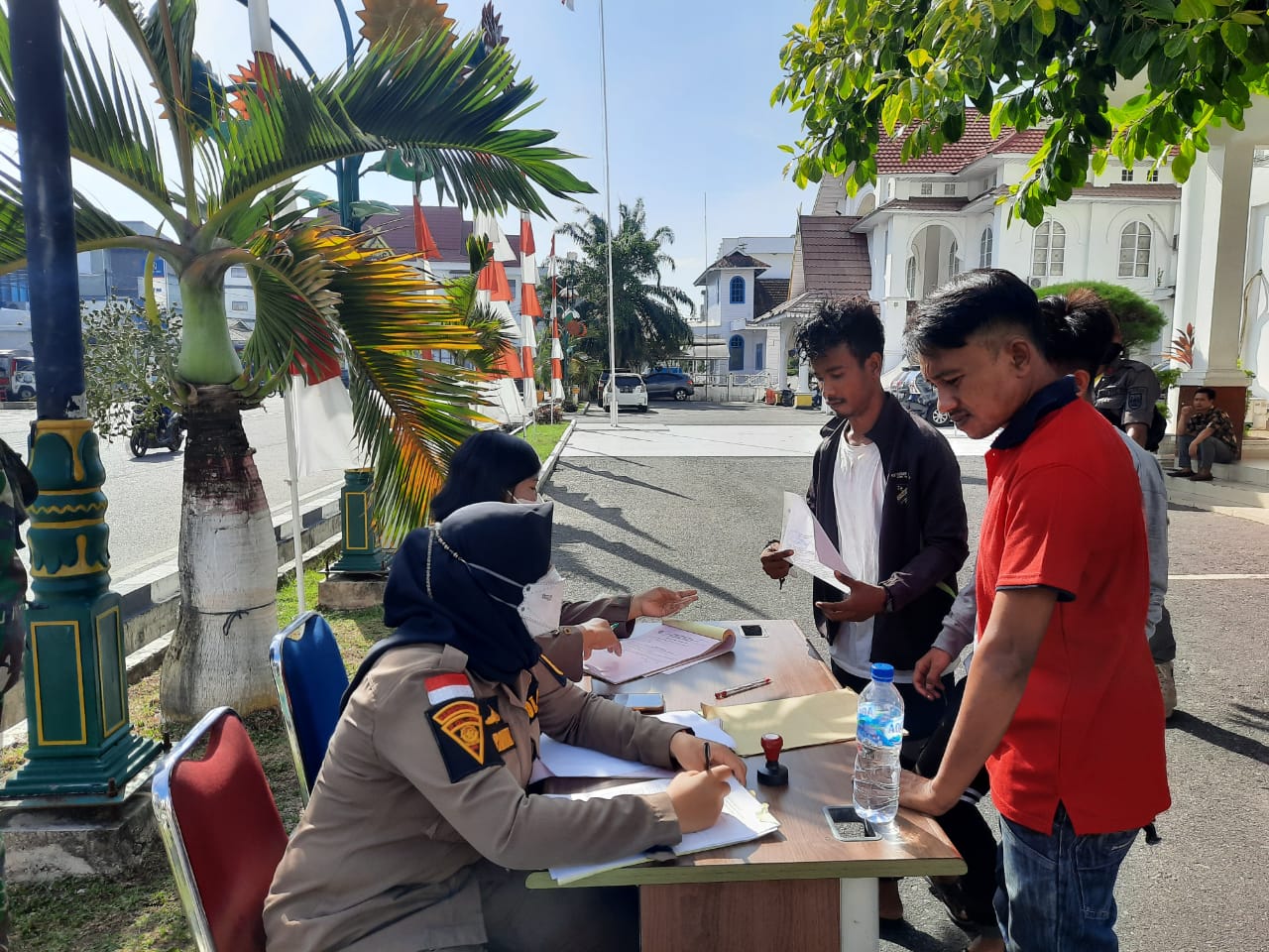 Tidak Memakai Masker, 24 Warga Terjaring Operasi Yustisi Sidang Ditempat