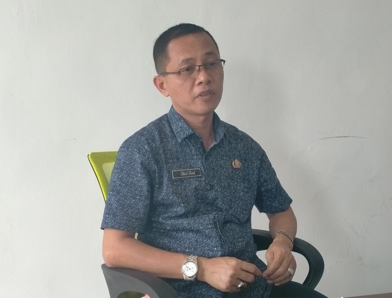 Diskes Rohil Pasang Spanduk Sosialisasi Cara Cegah Virus Corona
