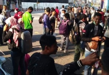 Malaysia Lockdown, Ratusan Warga Bengkalis Terlantar di Pelabuhan Muar