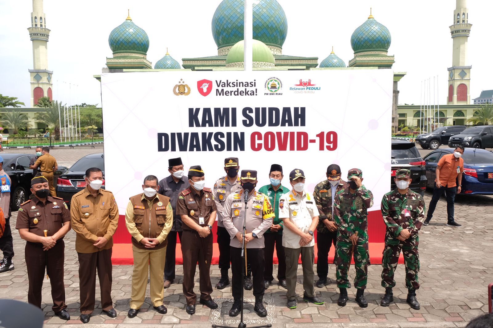 Polda Riau Gelar Vaksin Merdeka