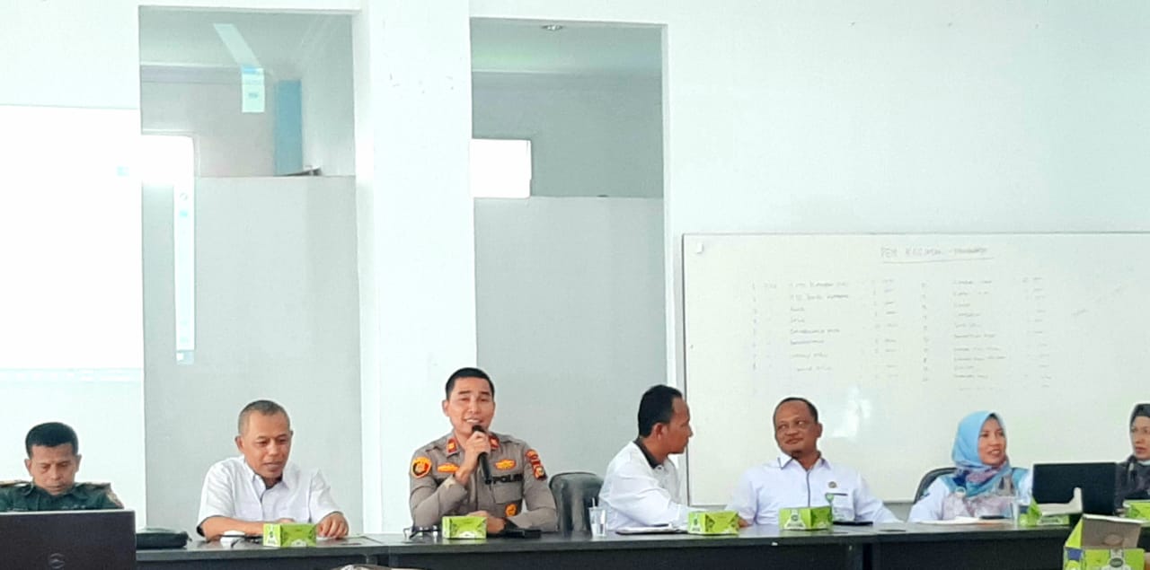 Kapolsek Tambang Hadiri Loka Karya Mini Terkait Penanganan Stunting