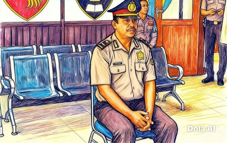 Seorang Perwira Polisi Meinggalkan Dinasnya Demi Menjadi Tukang Ojek, Publik Heran..