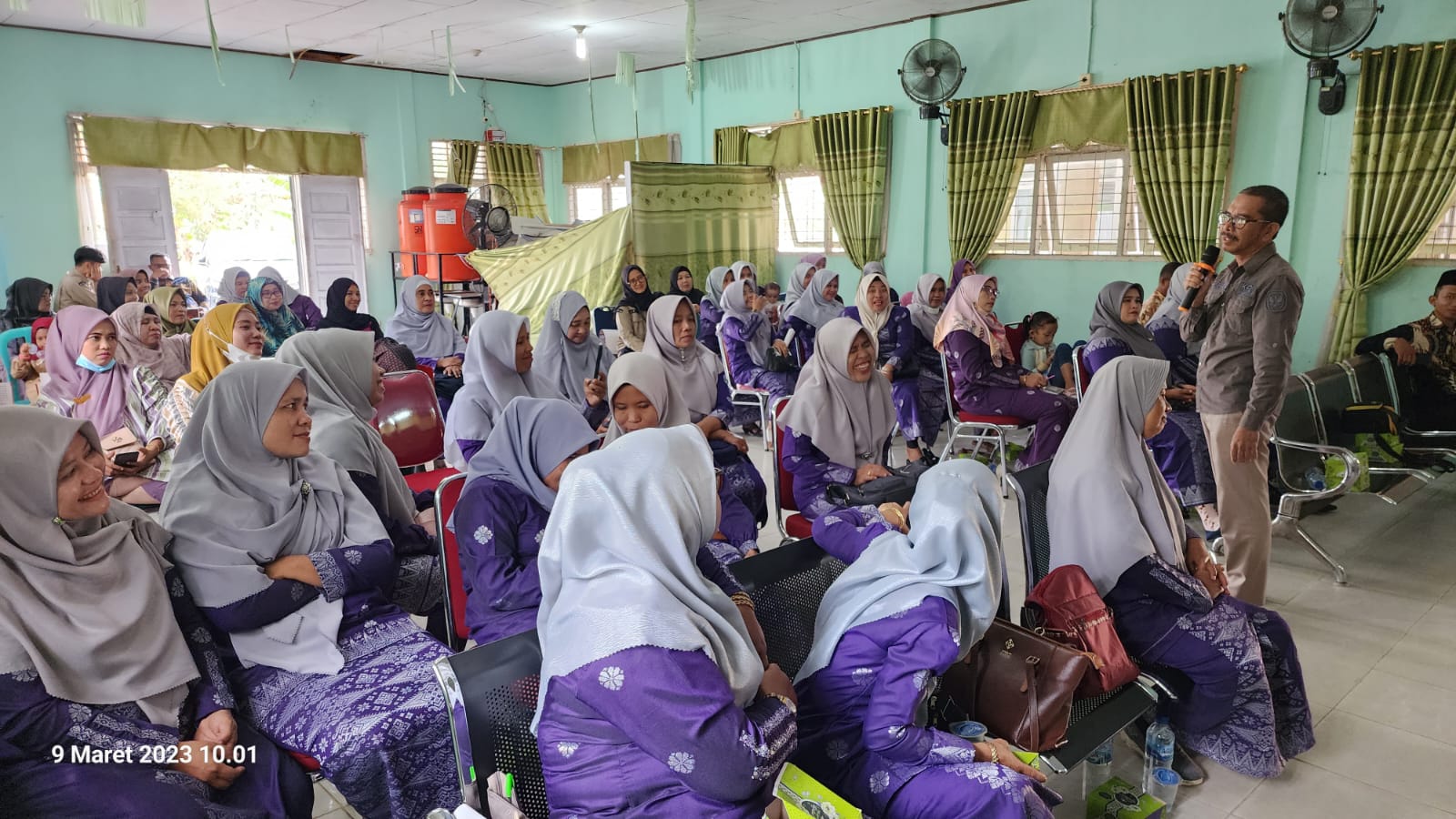 Perempuan Berperan Besar dalam Pemilu -Dari Sosialisasi KPU Kampar ke Ibu-ibu KKG Paud se-Kec. Kampa