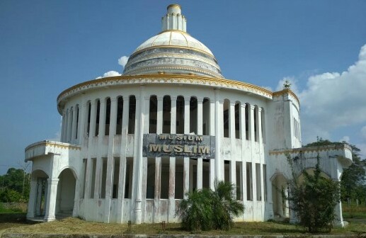 Maling! Jendela dan Rangka Plafond Museum Muslim Rohil Ludes