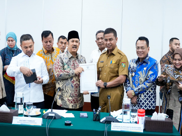 Bupati Kampar dampingi Gubernur Riau Kunker Ke Bappenas