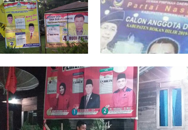 Caleg Partai Koalisi Jokowi - Maaruf di Rohil Tidak Pajang Poto 01, kenapa?