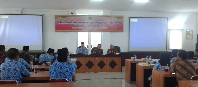 Bappeda Rohil Gelar Rakor Penanggulangan Kemiskinan