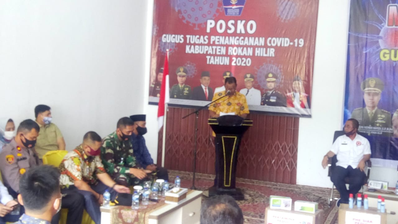 Bupati Rohil H.Suyatno: Bantuan dari Pertamina akan Disalurkan kepada Masyarakat Rohil