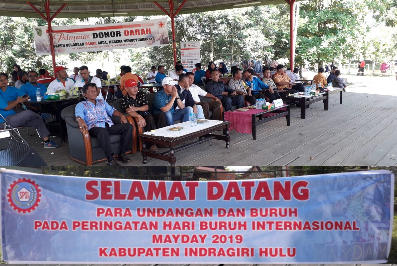 Sekda Inhu Hadiri Peringatan May Day di Wisata Lirik