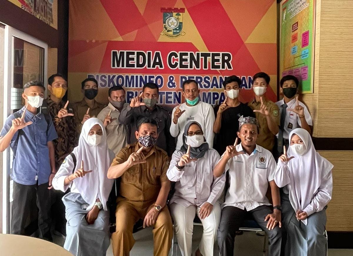 Diskominfo Kampar Bersama Pers Safari Pelatihan Jurnalistik Tingkat SLTA Se - Kabupaten