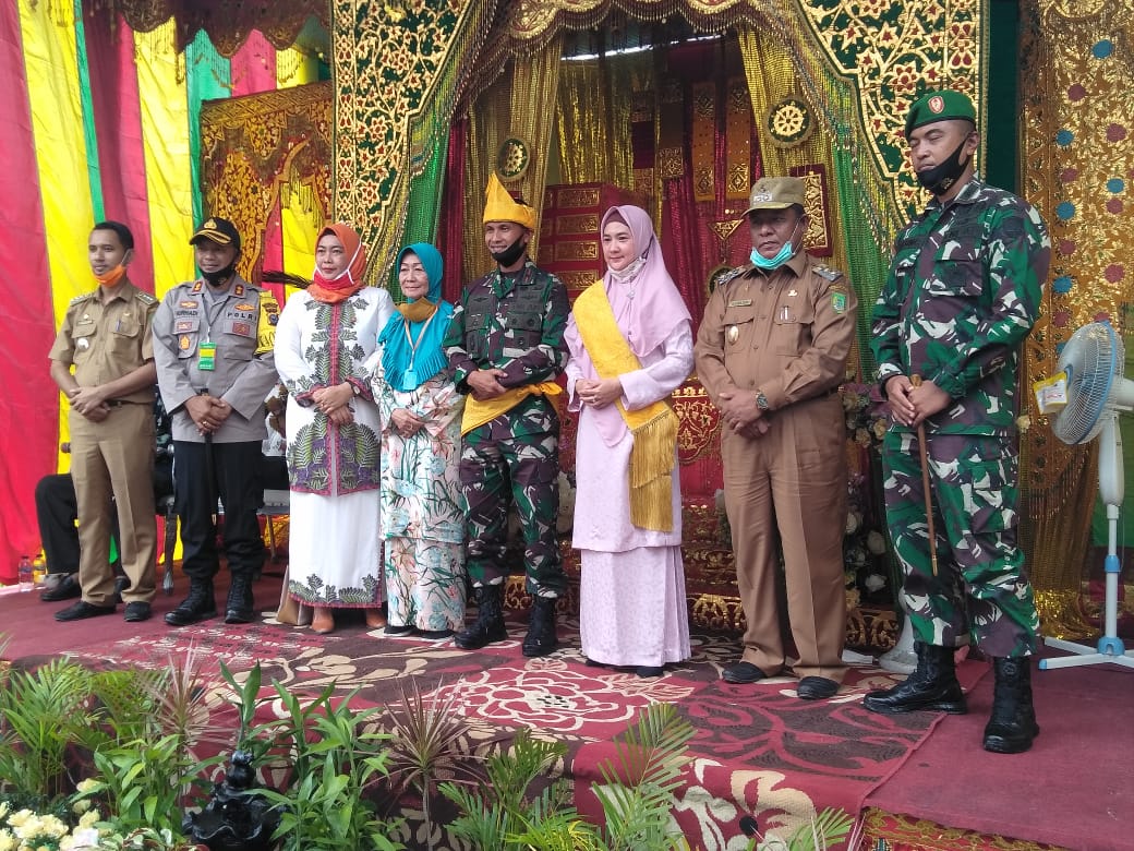 Wabup Rohil Jamiludin Sambut Danrem 031/WB Brigjend TNI M.Syech Ismed