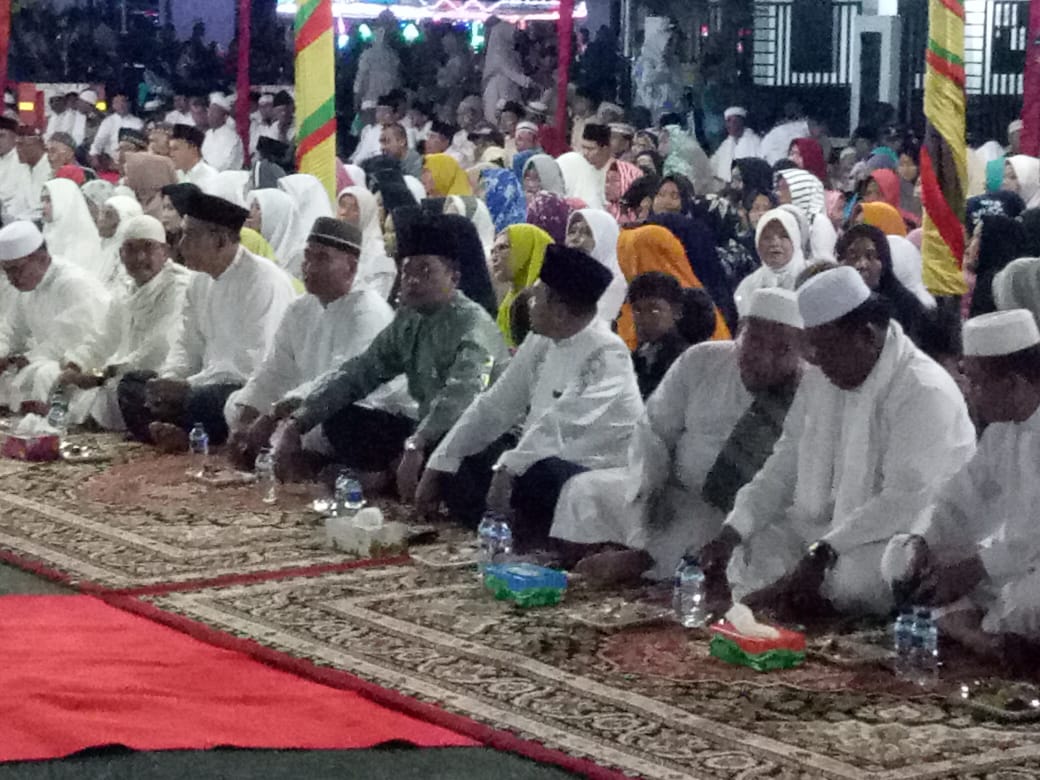 Sambut Tahun Baru 2019 Ribuan Masyarakat Rohil Hadiri Istigosah dan Doa Kubro