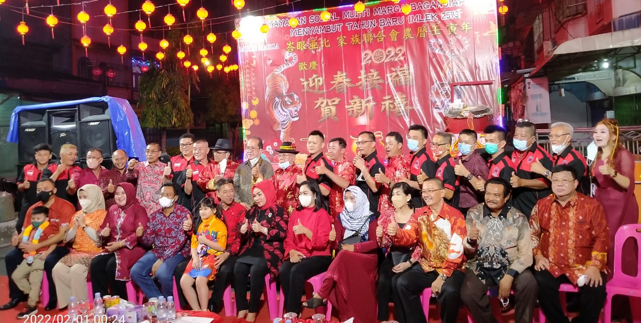 Bupati Rohil Afrizal Sintong Hadiri dan Resmikan Pembukaan Malam Imlek 2573/ 2021