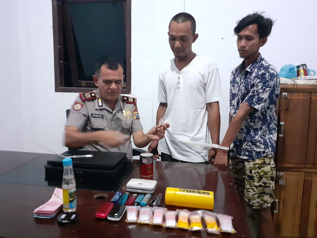 Miliki Beberapa Paket Sabu Dan Daun Ganja, Pria Pengangguran Ini Ditangkap Polsek Sinaboi